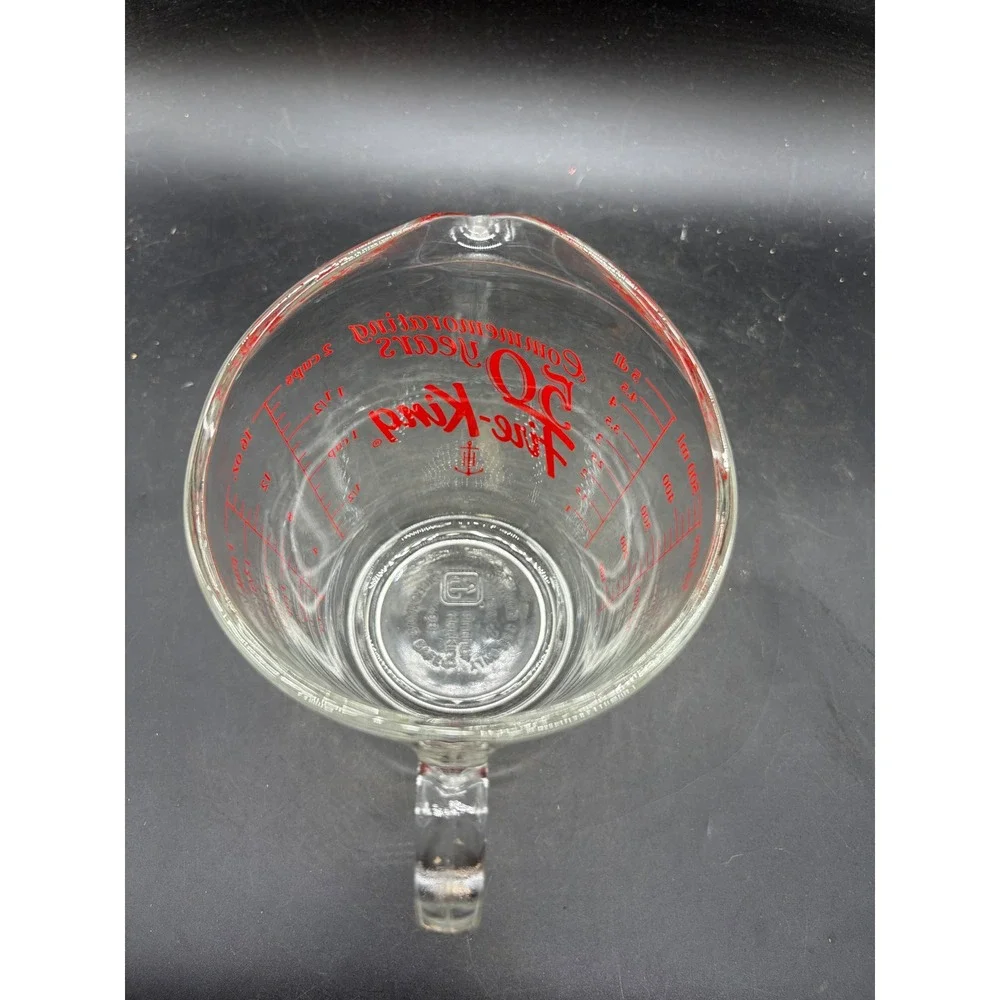 Anchor Hocking Fire-King 50 Years Commemorative Glass Measuring Cup 2 Cup 16 oz
